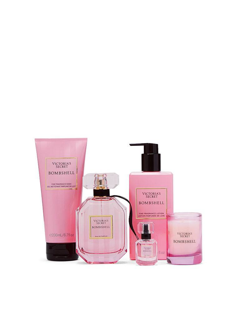 Victoria's Secret ویکتوریا سکرت، محتویات پک Bombshell شامل شمع، عطر و لوسیون — دارامُد