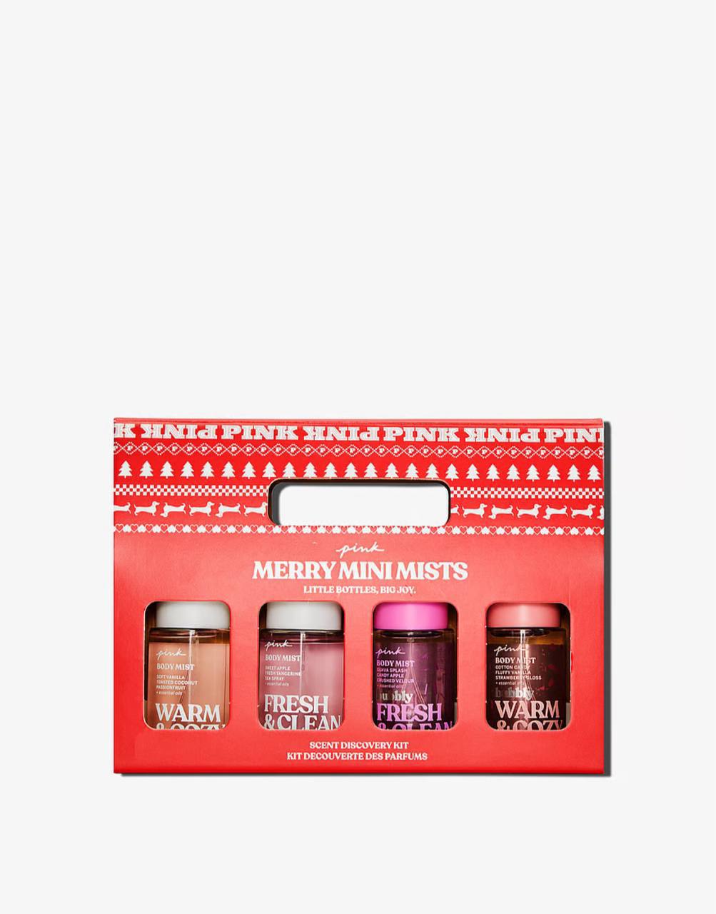 پک کادویی بادی میست Merry Mini Mist مدل Bubbly پینک