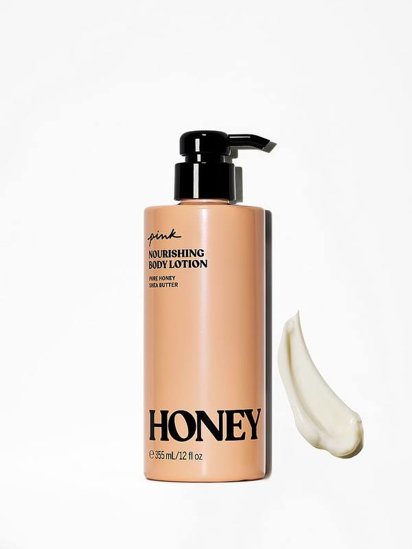 لوسیون بدن Honey پینک — بطری پمپی بادی لوشن رایحه عسل — دارامُد