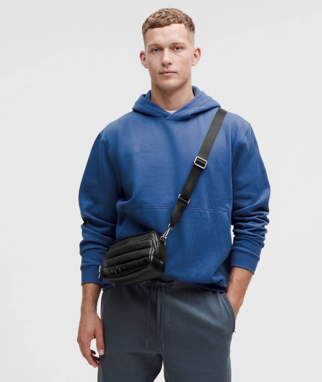 کیف کراس بادی مشکی چرم مصنوعی Lululemon