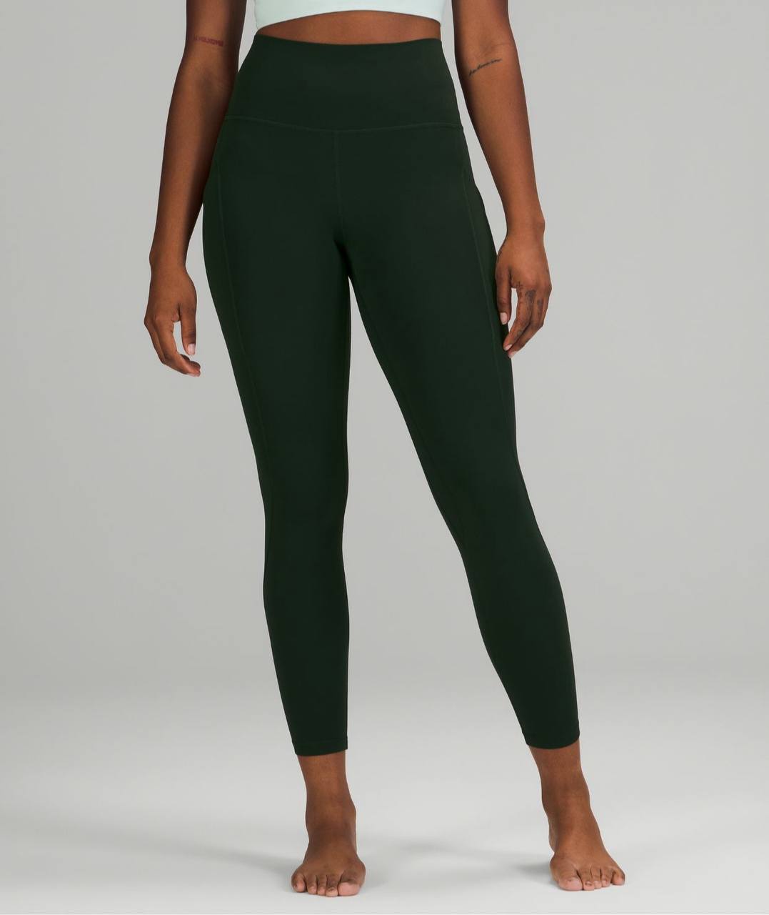 لگ ورزشی Lululemon Align pant 25 pocket سبز تیره اورجینال