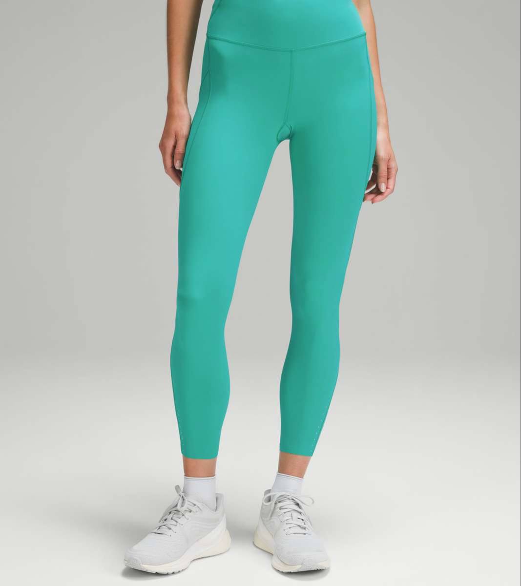 لگ ورزشی فست اند فری hr tight 25 pockets سبزآبی لولولمون