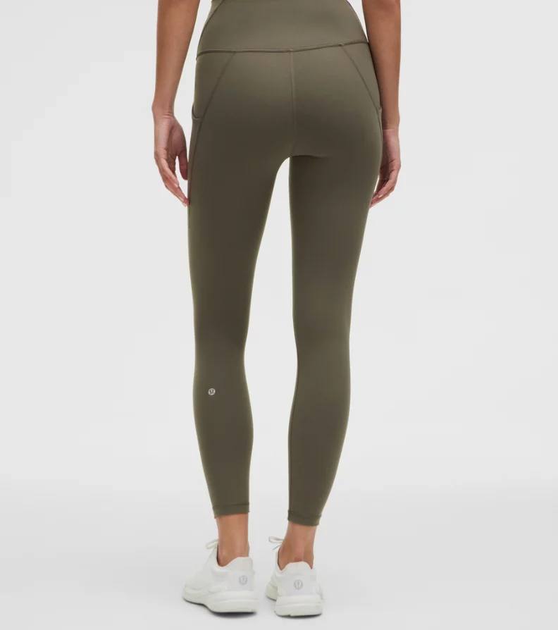 لگ ورزشی wunder train hr tight 25 pocket قهوه ای لولولمون اورجینال