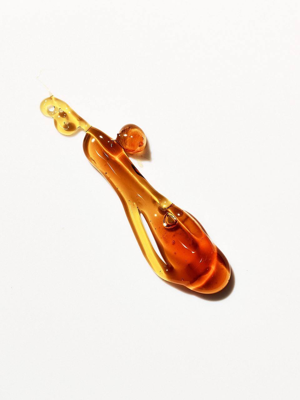 پینک لوسیون بدن Rich Honey، نمای نزدیک برچسب و رنگ محصول — دارامُد