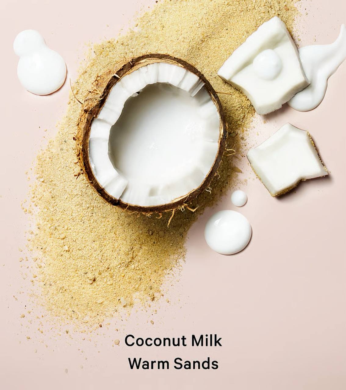 ویکتوریا سکرت بادی میست Coconut Passion، نمای نزدیک برچسب و رنگ محصول — دارامُد