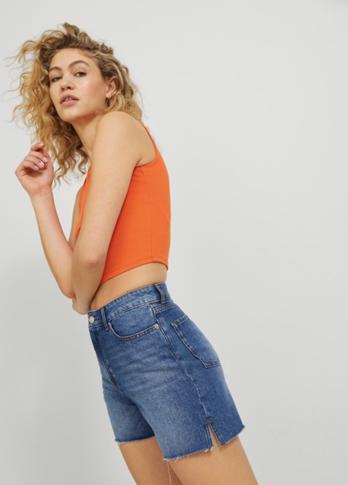 شلوارک جین Vera moda زنانه آبی