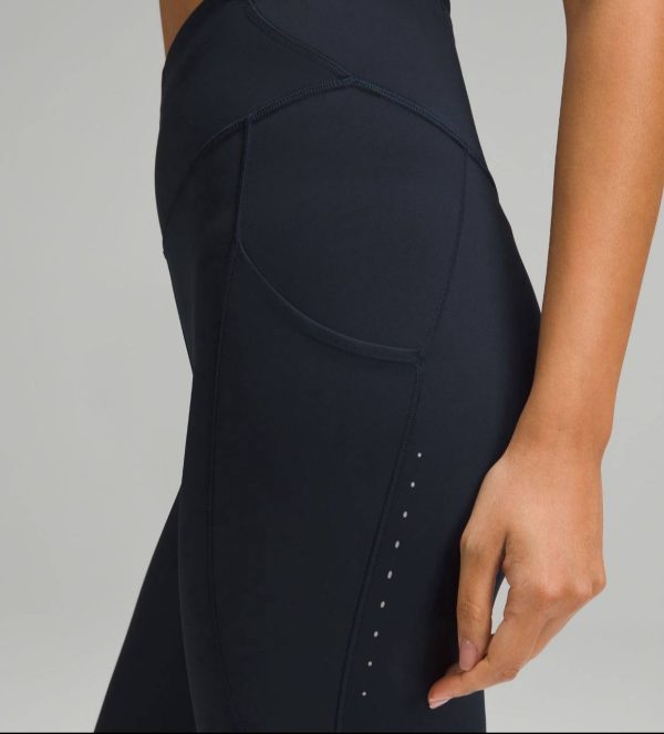 لگ ورزشی Fast and free hr tight 25 pockets سرمه ای لولولمن اورجینال - تصویر 3