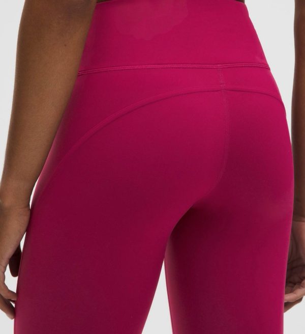 لگ ورزشیwunder train mesh panel hr tight 25 سرخابی لولولمن اورجینال - تصویر 4