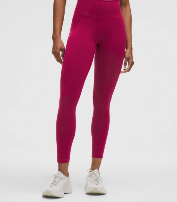 لگ ورزشیwunder train mesh panel hr tight 25 سرخابی لولولمن اورجینال