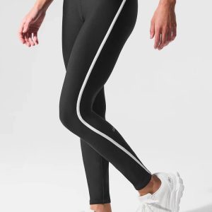 لگ ورزشی Airlift high waist charger 7/8 مشکی alo اورجینال