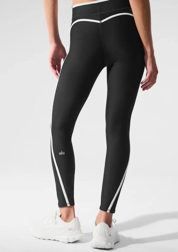 لگ ورزشی Airlift high waist charger 7/8 مشکی alo اورجینال - تصویر 4