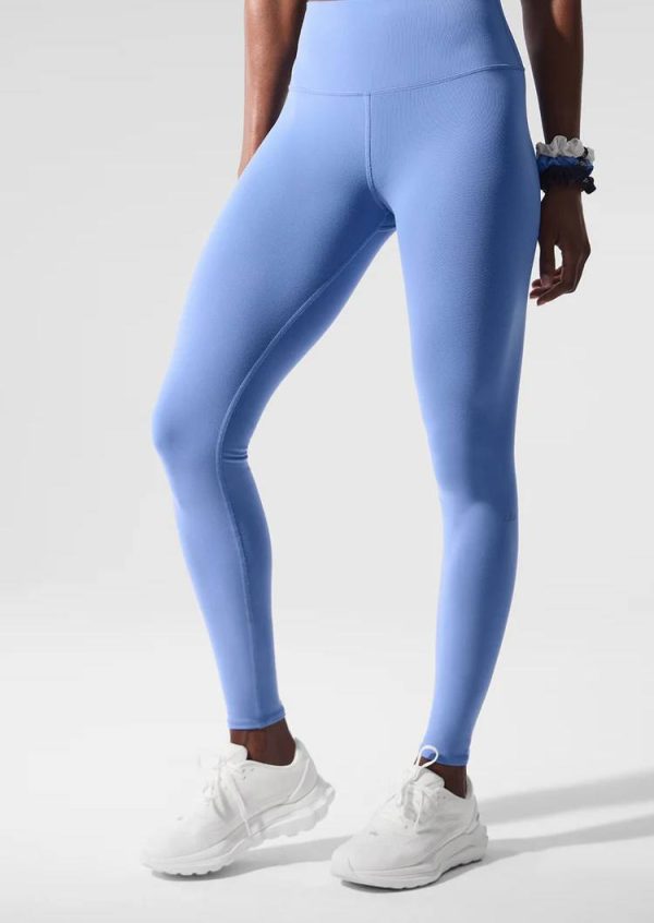 لگ ورزشیHigh waist Airbrush  آبی alo اورجینال