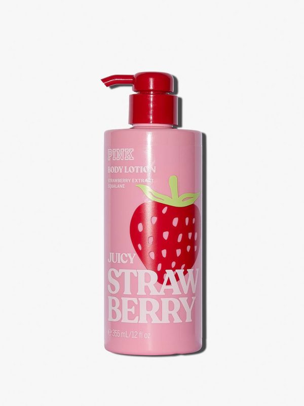 بادی لوشن juicy strawberry پینک