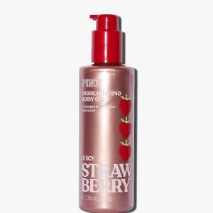 روغن براق کننده و هایلایتر juicy strawberry ویکتوریا سکرت
