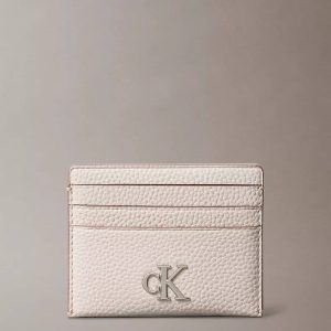 جاکارتی شامپاینی با چرم طرح دار CK