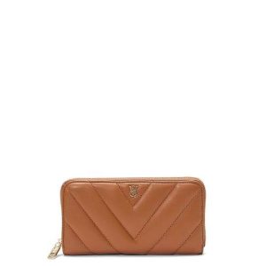 کیف پول بزرگ قهوه ای ویکتوریا سکرت